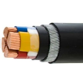 Kabel Listrik XLPE lapis baja AWA Tembaga Aluminium Cores ZR PVC Sheath