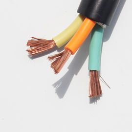 LV Multicore Copper Flexible Cable Round Round / Flat Rubber Sheath