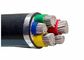 4 Inti PVC Insulated Cable 5 Inti Lapis Baja Polyvinyl Chloride Wire Tahan Api