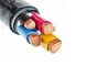 Hitam 4 Inti PVC Insulated Copper Wire Xlpe Insulated PVC Sheathed Cable